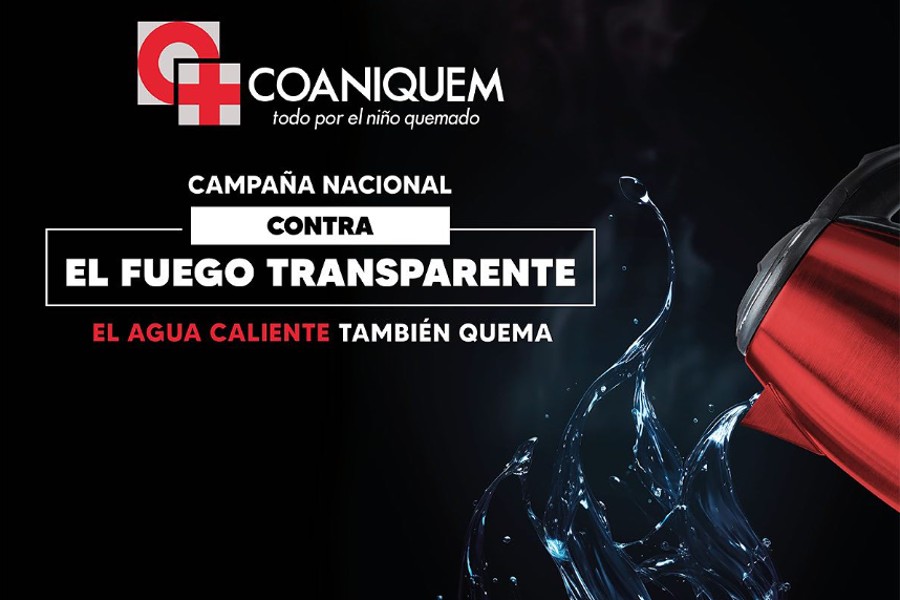 Coaniquem inicia campaña Contra el fuego transparente el agua