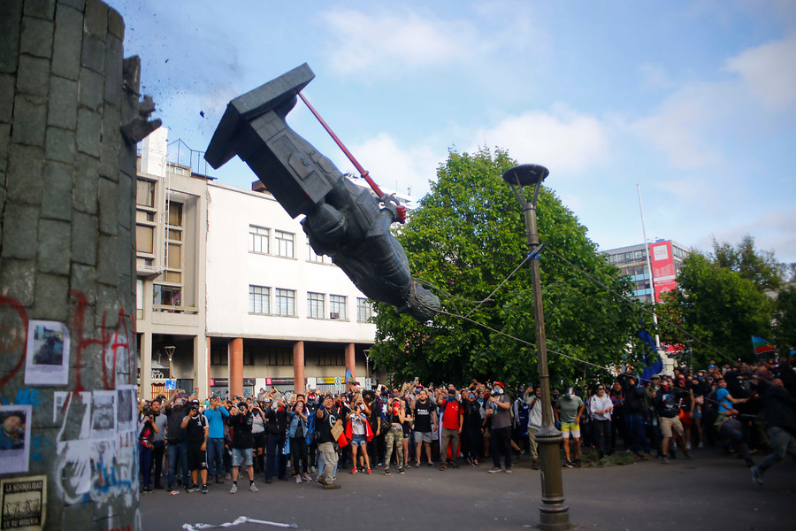 ¿Volverá la escultura de Pedro de Valdivia a la plaza Independencia de Concepción? - TVU
