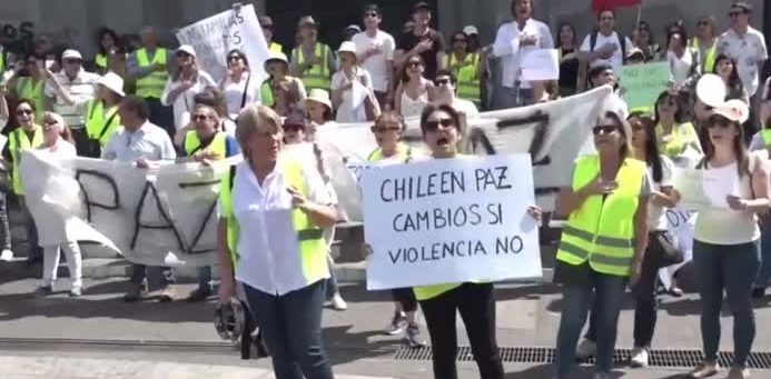 Vecinos y comerciantes participaron en marcha "Por la Paz" en Concepción - TVU