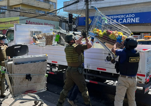 Realizan nuevo operativo contra el comercio ambulante en el centro ...